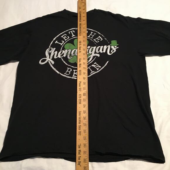 Let the Shenanigans begin St Patrick's Day T-shirt XL Shamrock - Picture 3 of 6